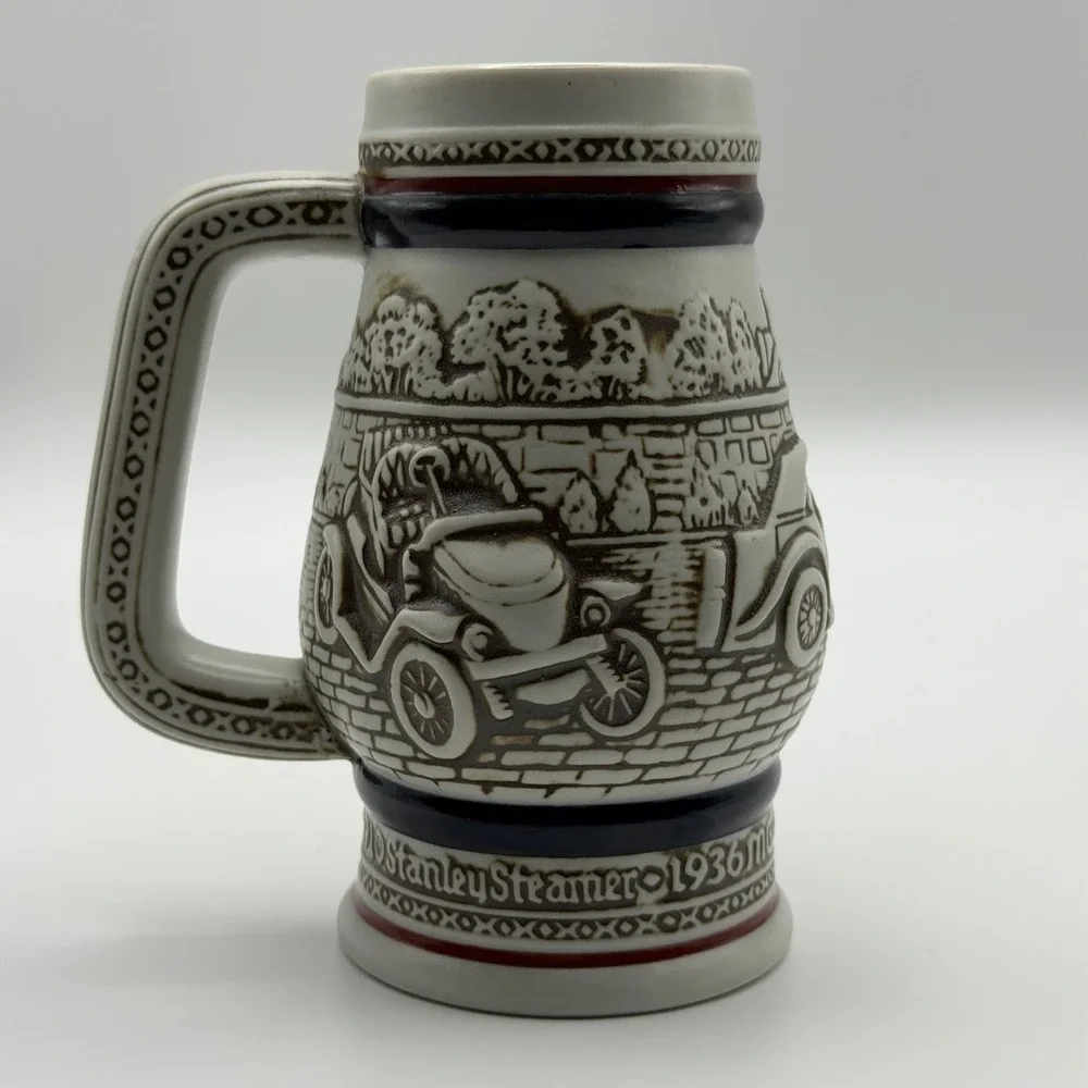 Vintage Car Mug Handcrafted 1982 Avon Classic Automobile Beer Stein Cup‎